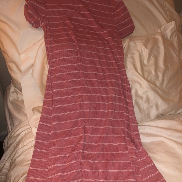 Forver21 Striped Mock Neck Mini Dress - Picture 2 of 2